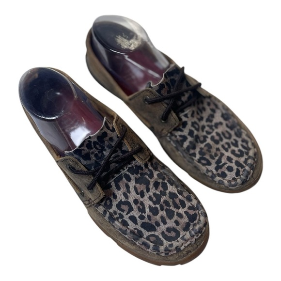 Twisted X Women’s Animal Print Leather Driving Moccasins - Picture 8 of 9